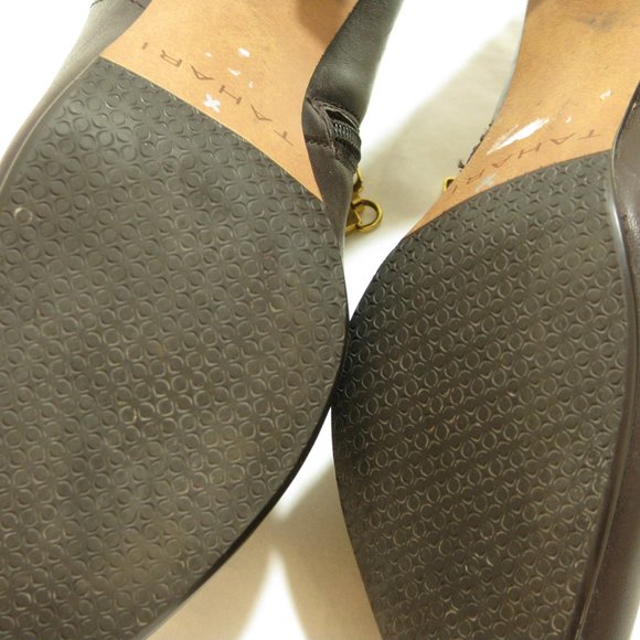 Tahari Brown Ankle Boots with Heels - Picture 9 of 9
